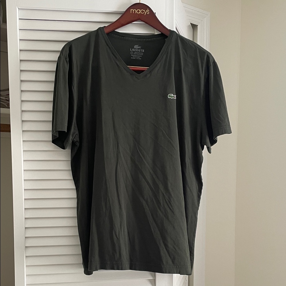 Lacoste Men's Short Sleeve Tee - Forest Green